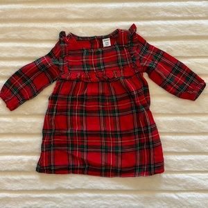 Winter plaid dress